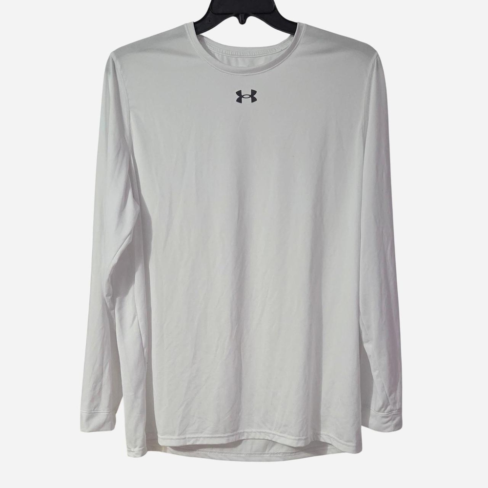 Under Armour LG Men's White Long Sleeve Shirt